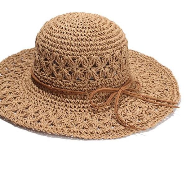 Women's High End Handmade Straw Sun Hat