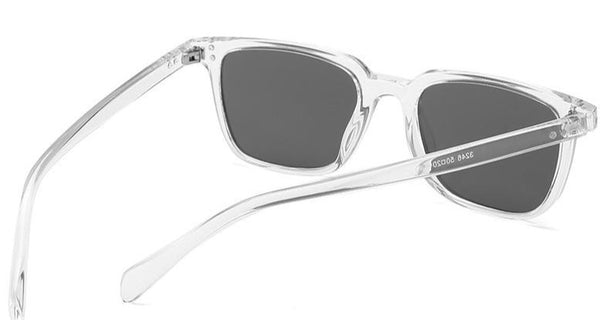 Men's Modern Clear Transparent Dark Lens Sunglasses