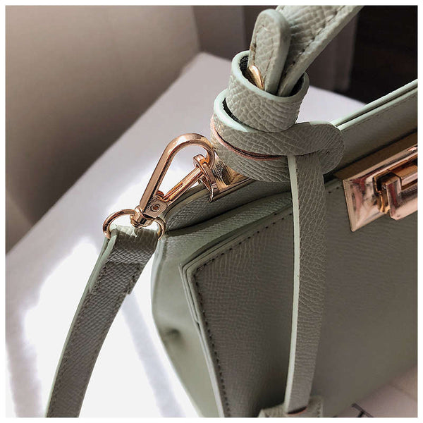 The Icon Luxury Leather Top Handle Handbag