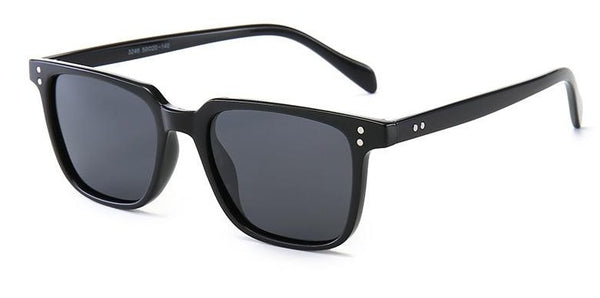 Men's Modern Dark Lens Onyx Black Sunglasses