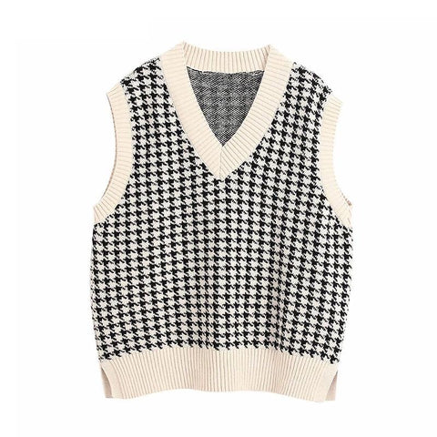 Women's European Chic V Neck Vest