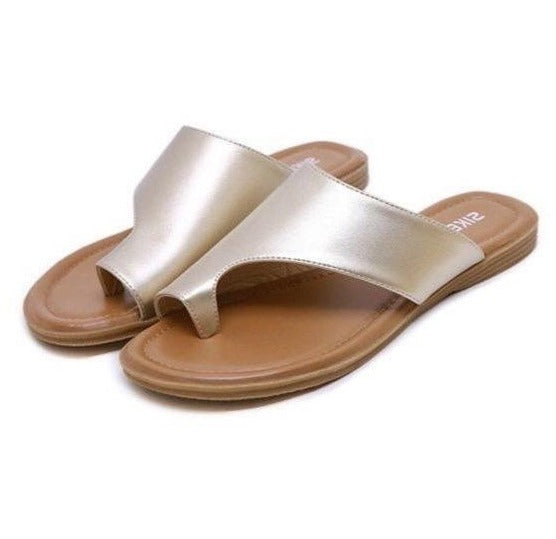 Women's Single Toe-Ring Flip Flop Sandals