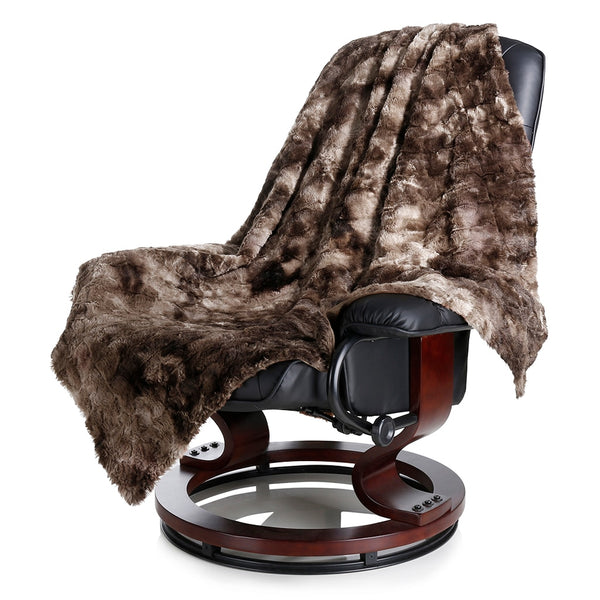 Lightweight Plush Luxury Faux Fur Throw Blanket