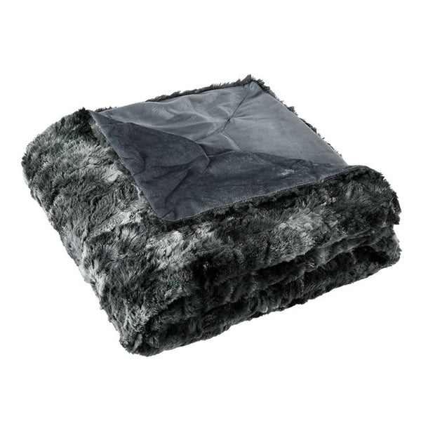 Lightweight Plush Luxury Faux Fur Throw Blanket