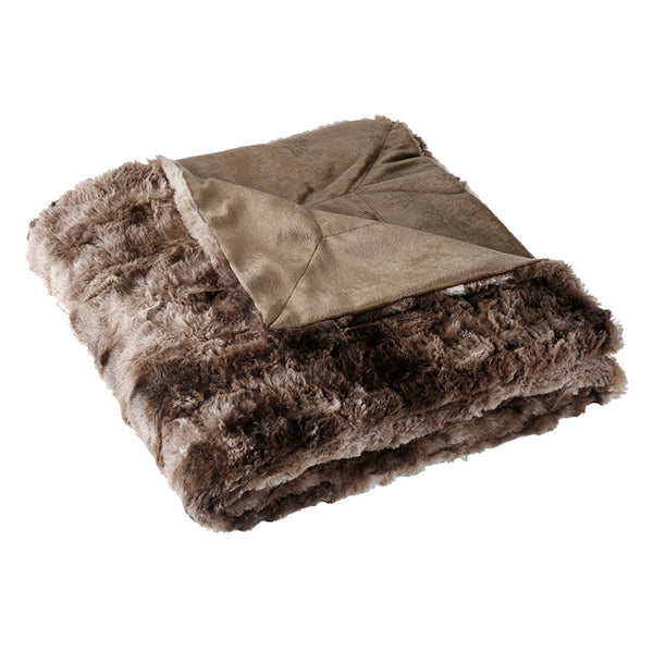 Lightweight Plush Luxury Faux Fur Throw Blanket