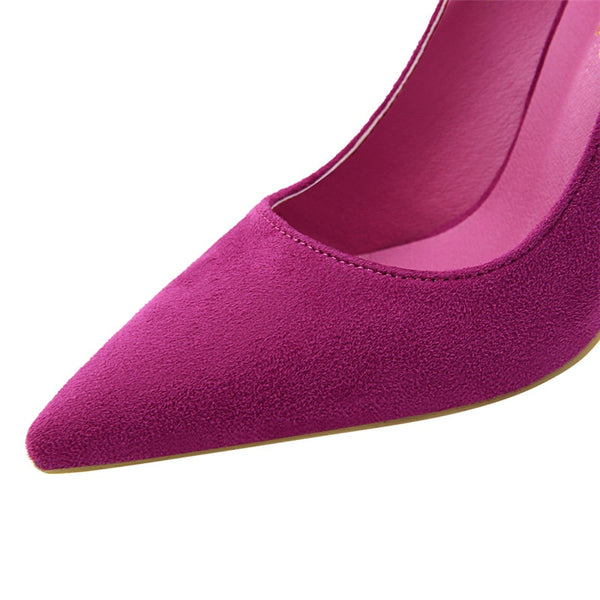 Women's Classic Cardinal Pink Dress Pumps