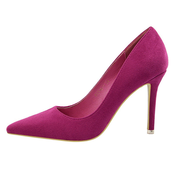 Women's Classic Cardinal Pink Dress Pumps