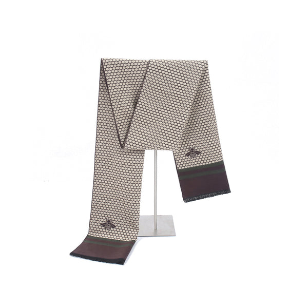 Men's Luxury Cashmere Cotton Silk Blended Scarf