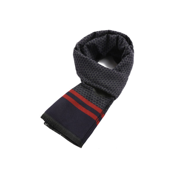 Men's Luxury Cashmere Cotton Silk Blended Scarf