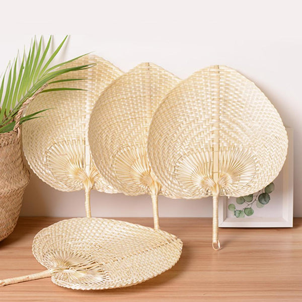 Handmade Bamboo Fan/Surface Bowl - 4ct