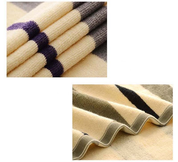 Quick Dry Retro Chic Striped Towels