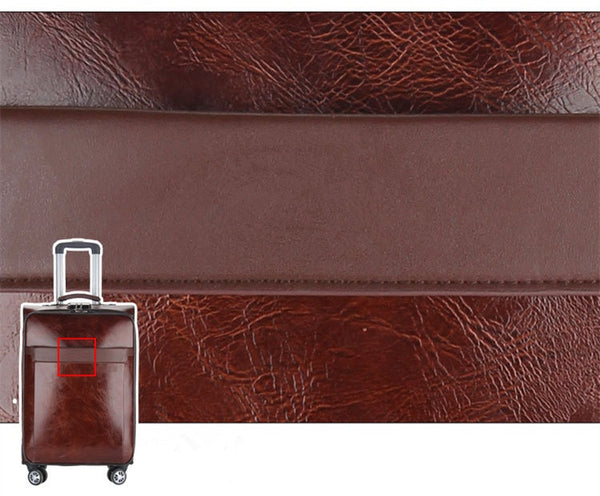 Luxurious Brown Leather Professionals Travel Suitcase