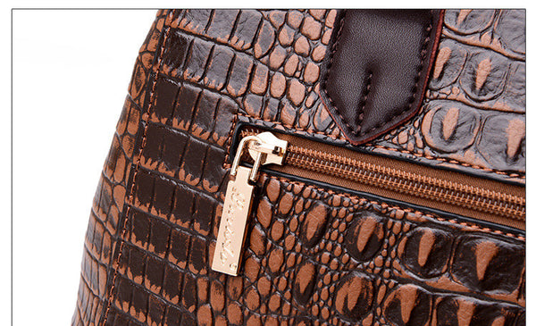 Luxurious Women's Alligator Top Handle Bag