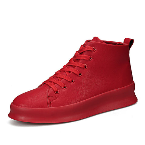 Men's Designer High Top Streetwear Lace Up Sneakers