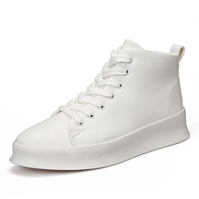 Men's Designer High Top Streetwear Lace Up Sneakers