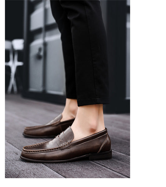 Men's Genuine Leather Penny Loafers