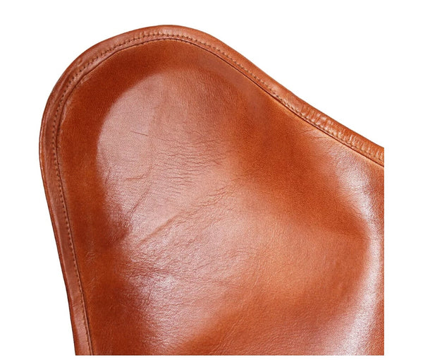 Luxury Handmade Cruelty-Free Faux Leather Boho Chic Accent Chair