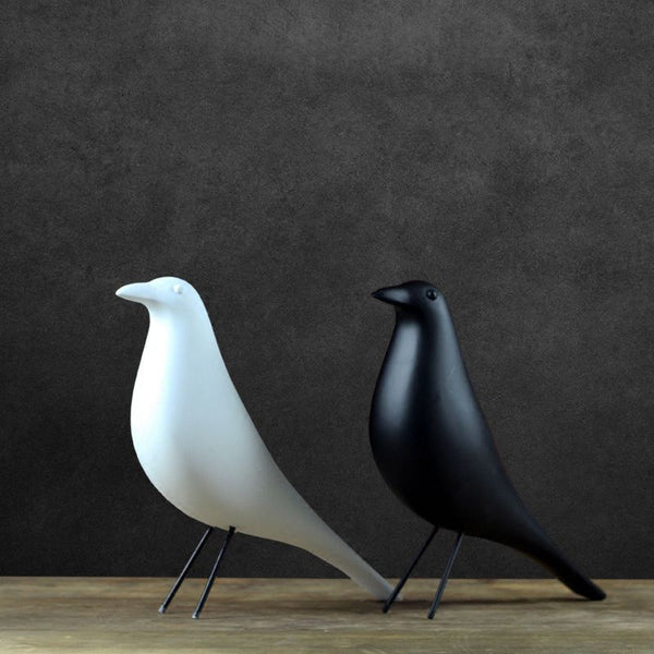 Handcrafted Balancing Bird Figurine Office Statue