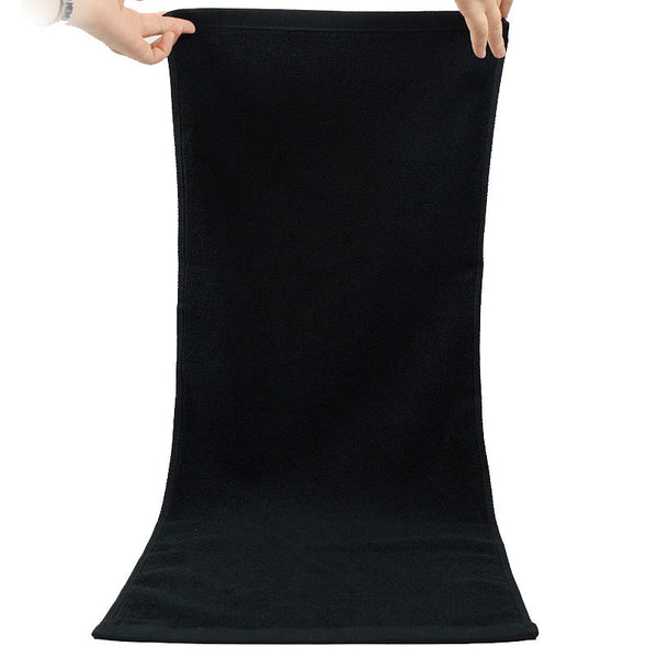 Set of 5 - Elegant Minimal Black Onyx Soft Bath Towel Set