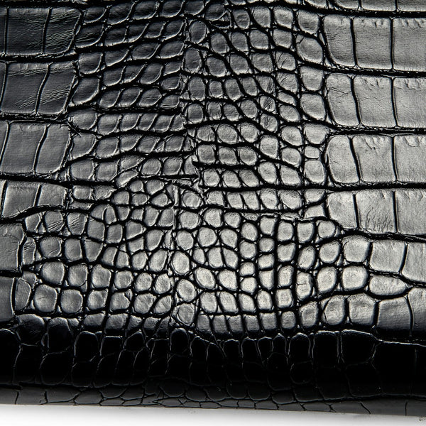 Elegant European Crocodile Saddle Shoulder Bag