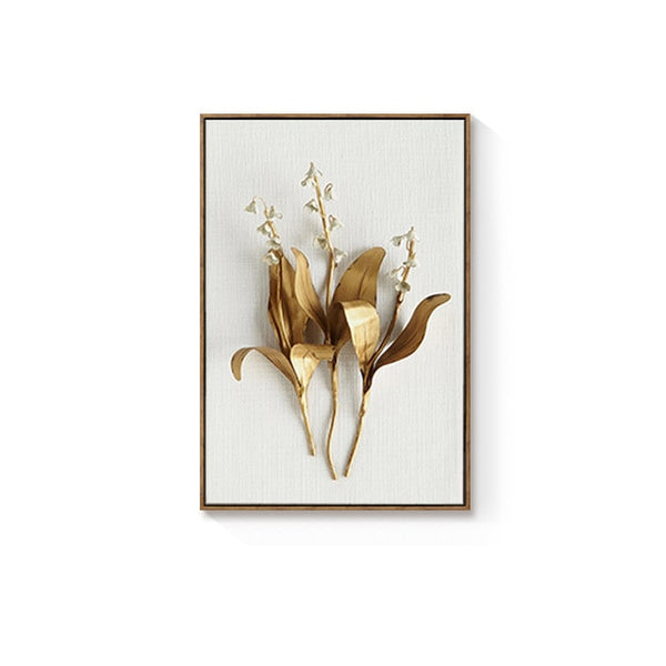 Modern Decor Gold Leaf Wall Art (Multiple Variations)