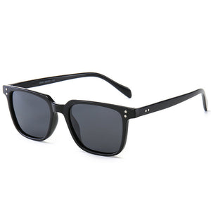 Men's Modern Dark Lens Onyx Black Sunglasses