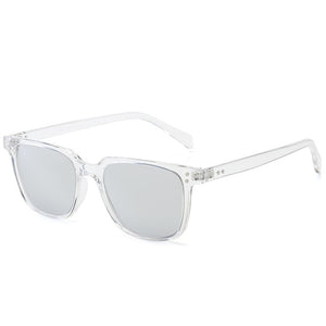 Men's Modern Clear Transparent Dark Lens Sunglasses