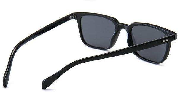 Men's Modern Dark Lens Onyx Black Sunglasses