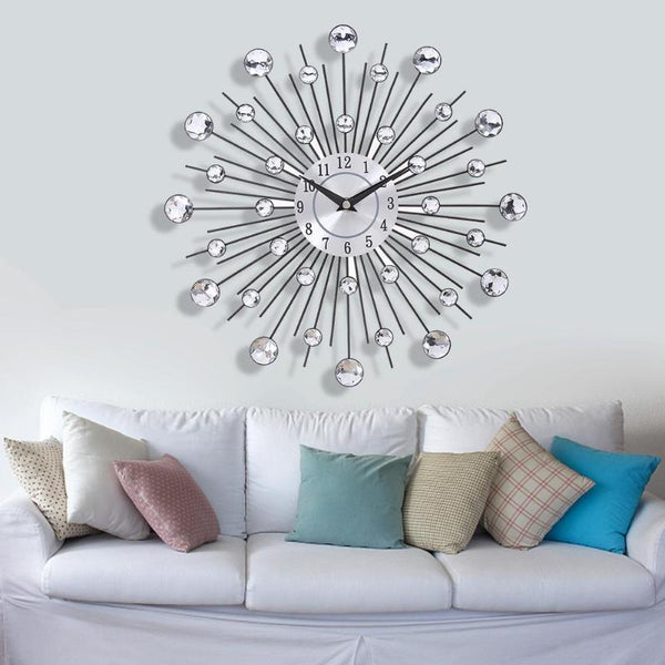 Modern Luxury Sunburst Wall Clock