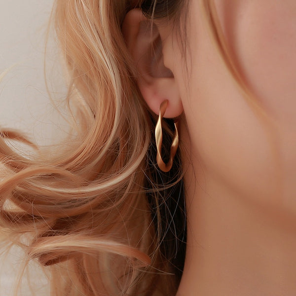 Women's Gold/Silver Small Hoop Earrings