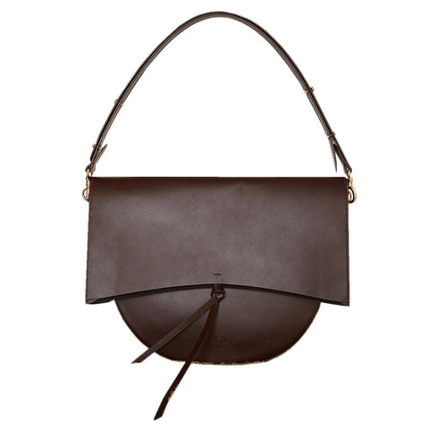 Women's Luxury Rustic Leather Saddle Bag