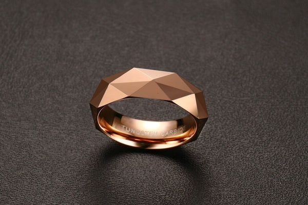 Elegant Men's Multi-Face Geometric Fashion Ring in 3 Colors