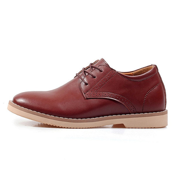 100% Genuine Leather Men's Hand Crafted Oxfords