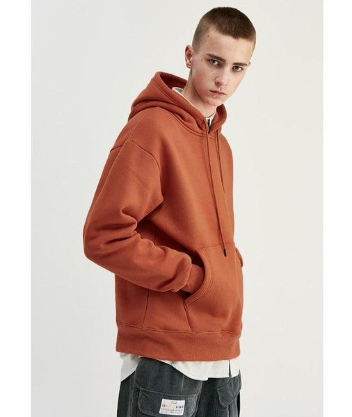 Minimalist Luxury Hoodie w Oversized Hand Pocket