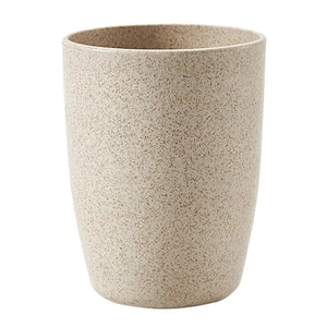 Minimalist Textured Clay Luxury Bathroom Counter Cup