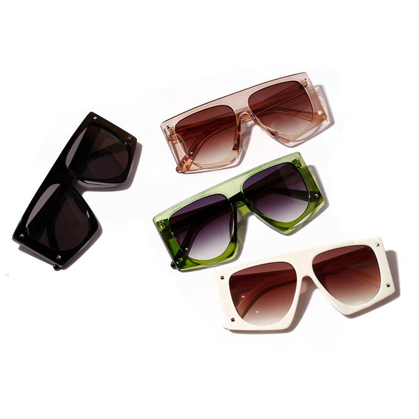 Women's Bold Geometric Luxury Sunglasses