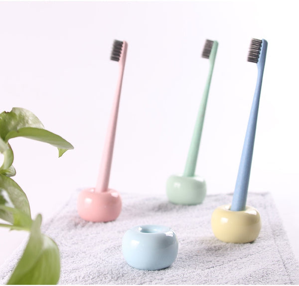 Minimalist Creative Ceramic Toothbrush Utensil Holder