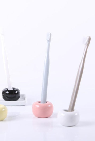 Minimalist Creative Ceramic Toothbrush Utensil Holder