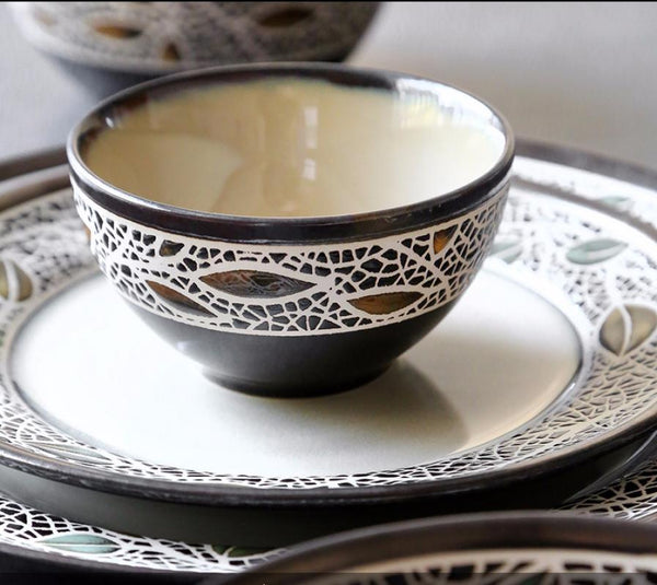 Luxury Porcelain Dinner Plate Bowl Mug Set