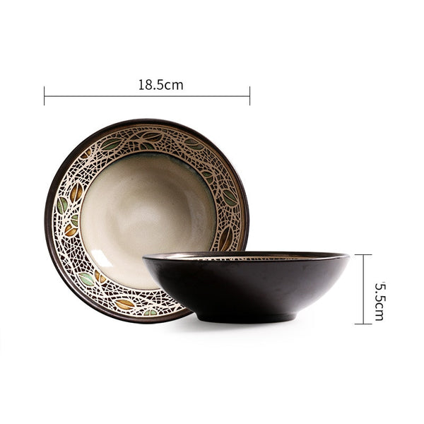 Luxury Porcelain Dinner Plate Bowl Mug Set