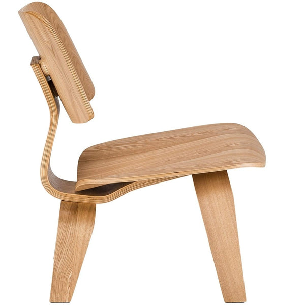 Handmade Minimalist Modern Natural Wood Accent Chair