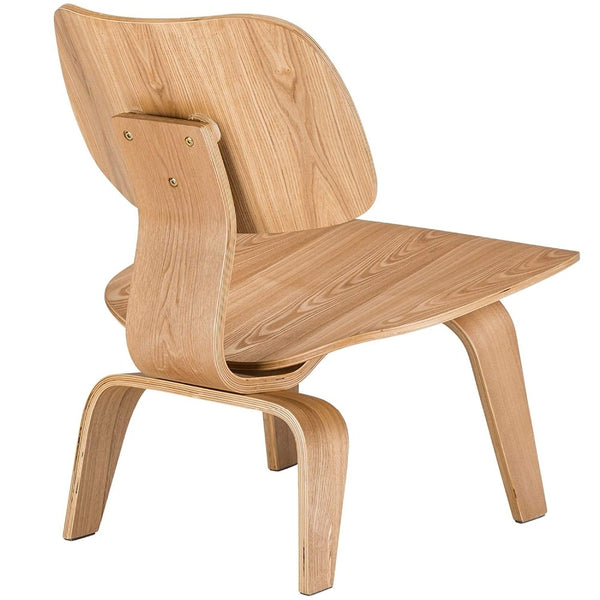 Handmade Minimalist Modern Natural Wood Accent Chair