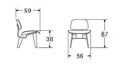 Handmade Minimalist Modern Natural Wood Accent Chair