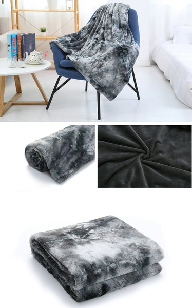 High Quality Lightweight Fur Fleece Throw Blanket