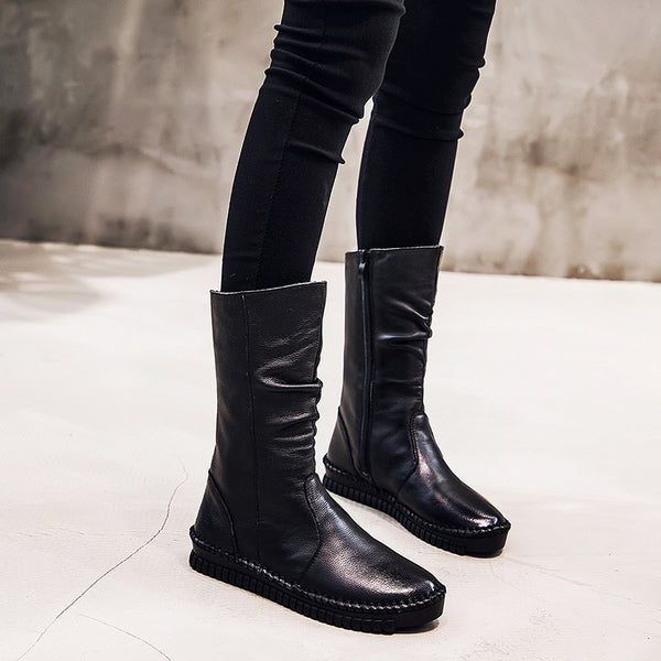 Women's Luxury Genuine Leather Riding Boots