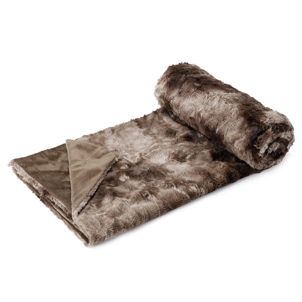 Lightweight Plush Luxury Faux Fur Throw Blanket