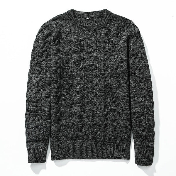 Hand-Knit 100% Cotton Crew Neck Sweater