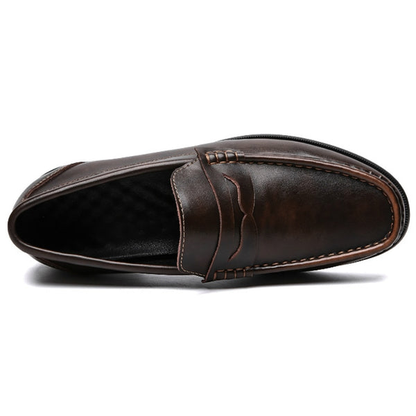 Men's Genuine Leather Penny Loafers