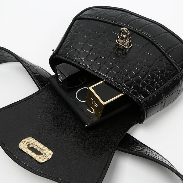 Women's Luxurious Alligator Leather Waist Bag