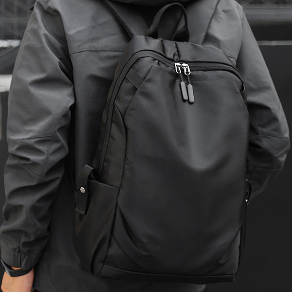 Men's Modern Minimalist Luxury Nylon Backpack